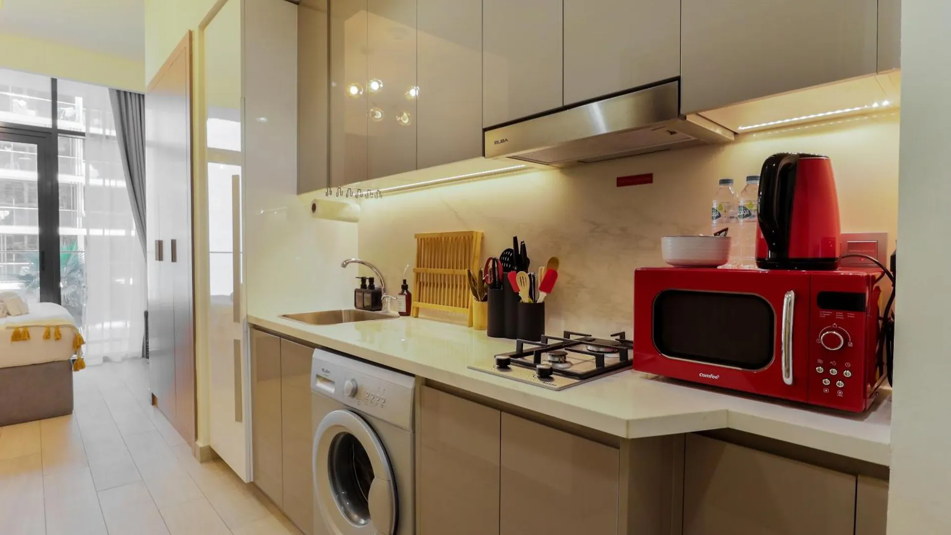 Apartamento Royalton - Serene Studio Apt In The Heart Of Meydan District Dubái